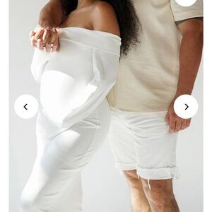 White Off-Shoulder Dress